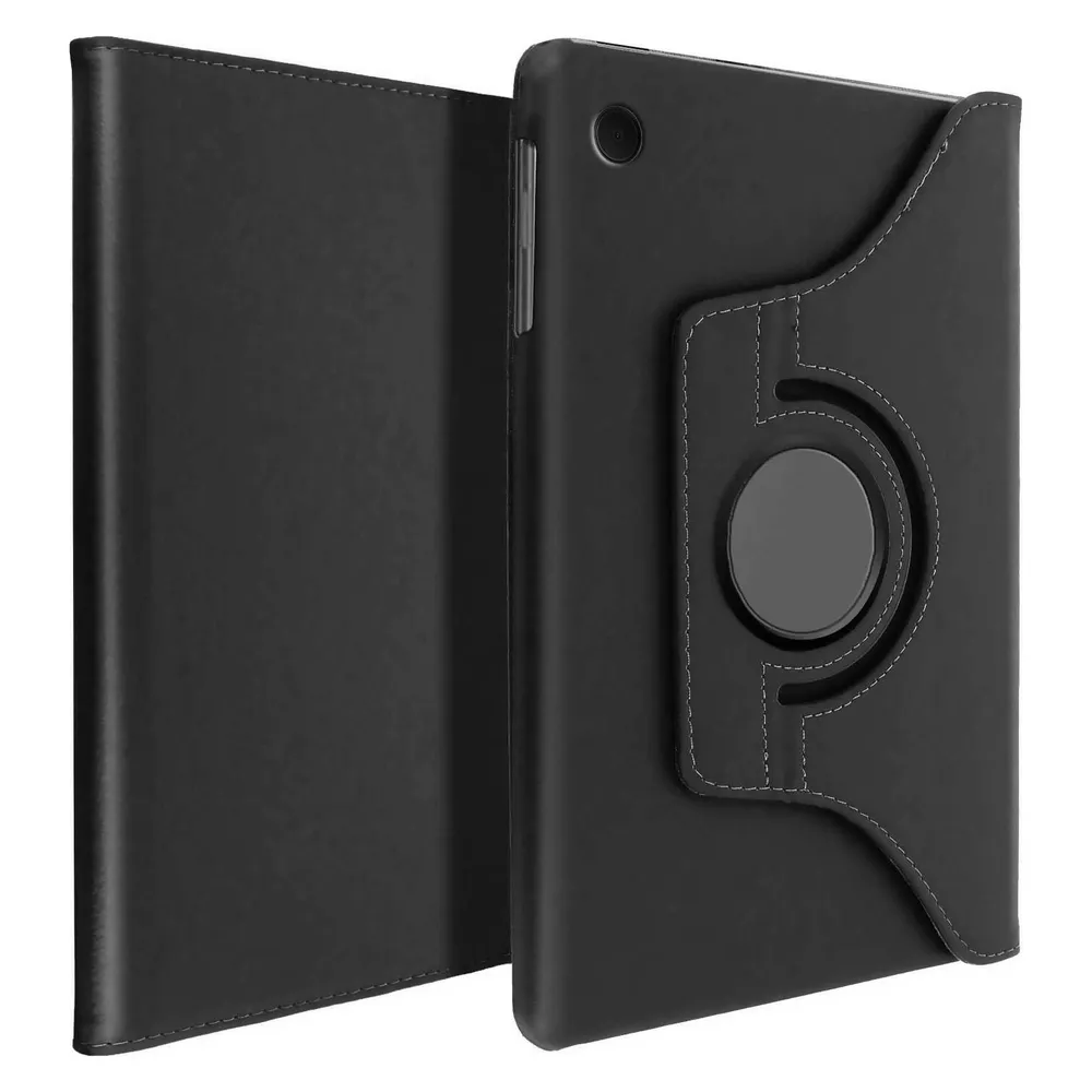 Akashi 360 Rotating Folio Case Black Stand Position For Samsung Galax (Samsung Galaxy Tab A9+)