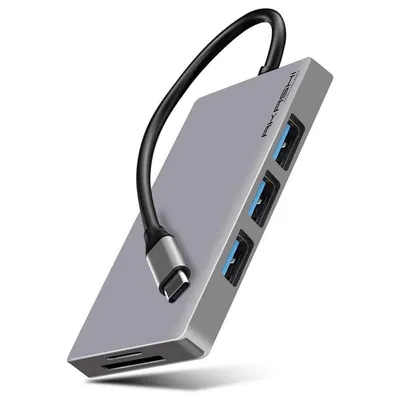 Akashi ALTHUB7IN1TC USB-C auf USB-C/HDMI/USB 3.0/SD/MicroSD Hub