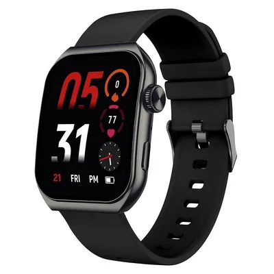 Akashi ALTSWATAMLD Bluetooth AMOLED 1,96" Schwarz Einheitsarmband 5 Tage Akku