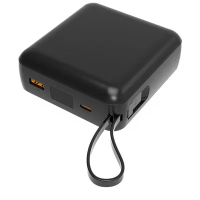 Externe Akku Akashi ALTPB22CABLK 10000 mAh 22.5W Schnellladen Schwarz