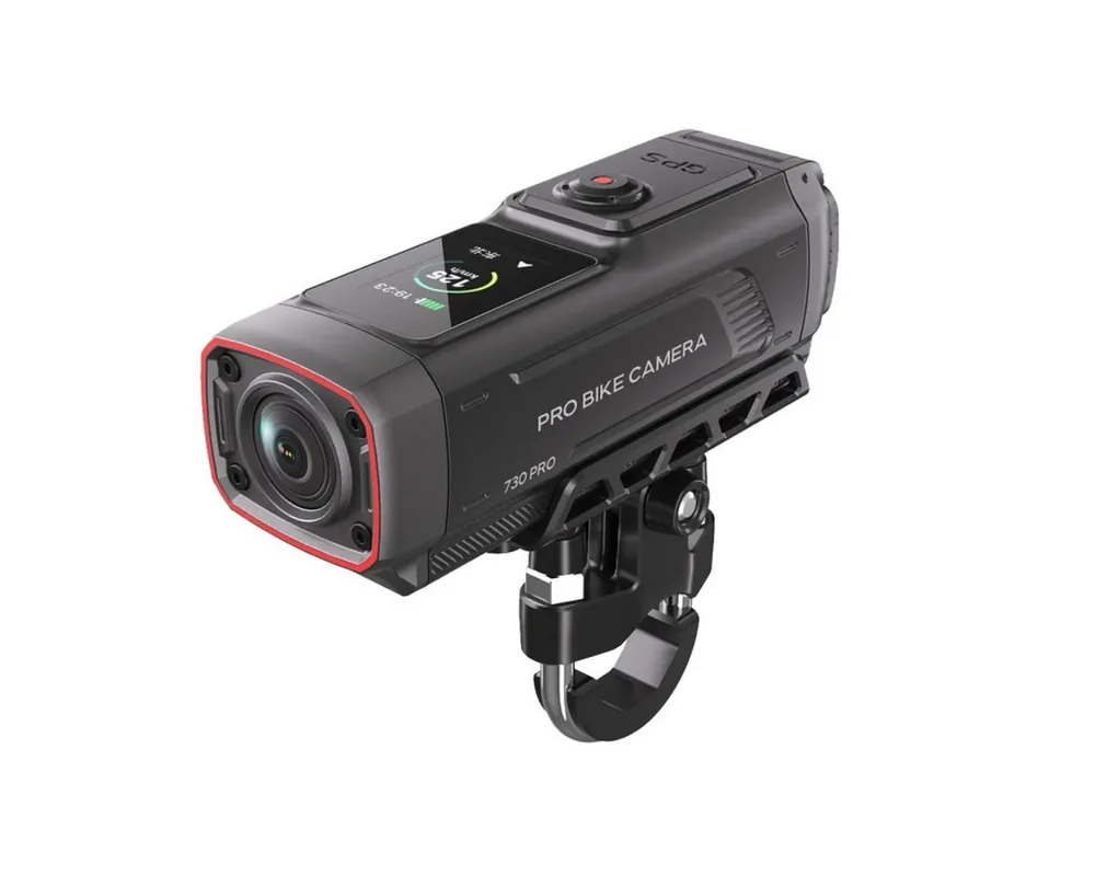 AKEEYO AKY-730Pro Action Cam (4K Ultra HD, Wi-Fi 5 GHz, Wi-Fi 2,4 GHz, 1x opt. Zoom, Kamera Set mit umfangreichem Montagesystem, 4K Lenkerkamera mit GPS EIS und Dualband WLAN)
