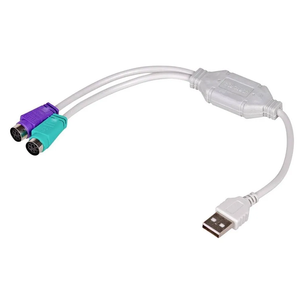 Akyga AK-AD-15 PS/2-Kabel -p Mini-DIN USB A