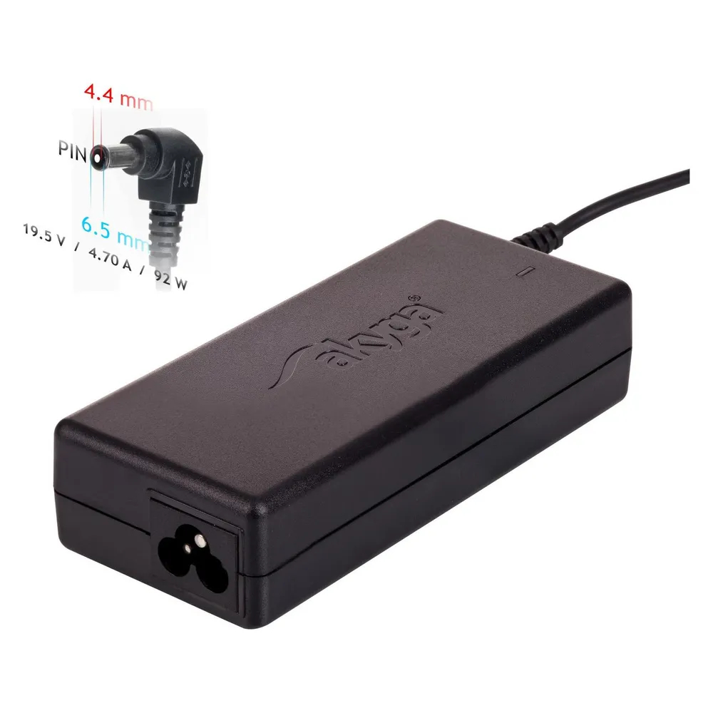 Akyga AK-ND-20 - Notebook - Indoor - 100 - 250 V - 55 +/- 5 Hz - 92 W - 19.5 V