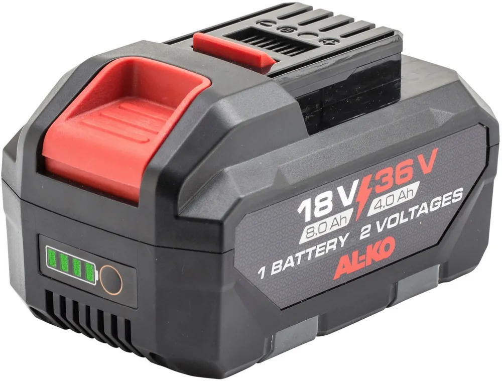 AL-KO AKKU 18 V / 36 V B160.6 Li - 8 Ah / 4 Ah Akku