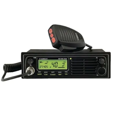 CB-Funkgerät Albrecht AE 6491 VOX LCD 12 24 V AM FM Schwarz