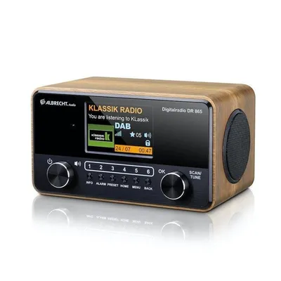 Portable Radio Albrecht DR 865 DAB+ FM 14W TFT Display 4"