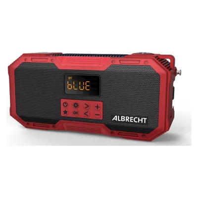 Radio Albrecht DR 112 DAB+ FM 5W USB Type-C Schwarz Rot