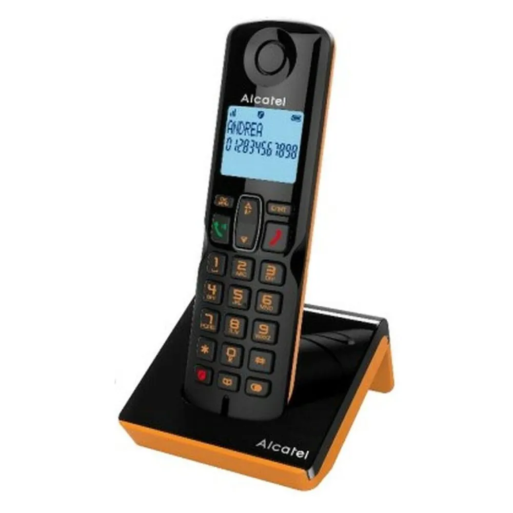 Alcatel S280 SOLO ORANGE DECT-Telefon Anrufer-ID Schwarz