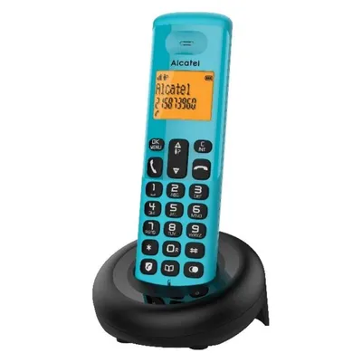 Alcatel E160 Blaues schnurloses DECT-Telefon mit