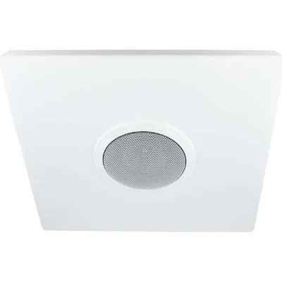 Lautsprecher Algo T-Bar Deckenpanel aus weißem Aluminium mit Vorbohrung
