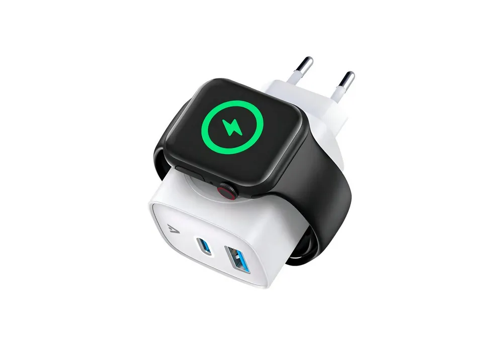 alkaya. alkaya. NEXUS 3in1 Ladegerät 22W mit USB-C, USB-A und Apple Watch Smartphone-Ladegerät