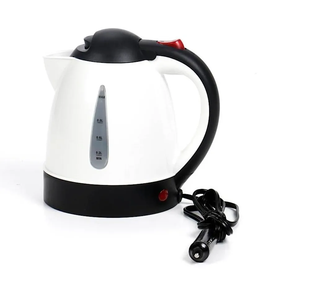 All Ride Reise-Wasserkocher für LKW, 0,8 l, 250 W, 24 Volt Wasserkocher