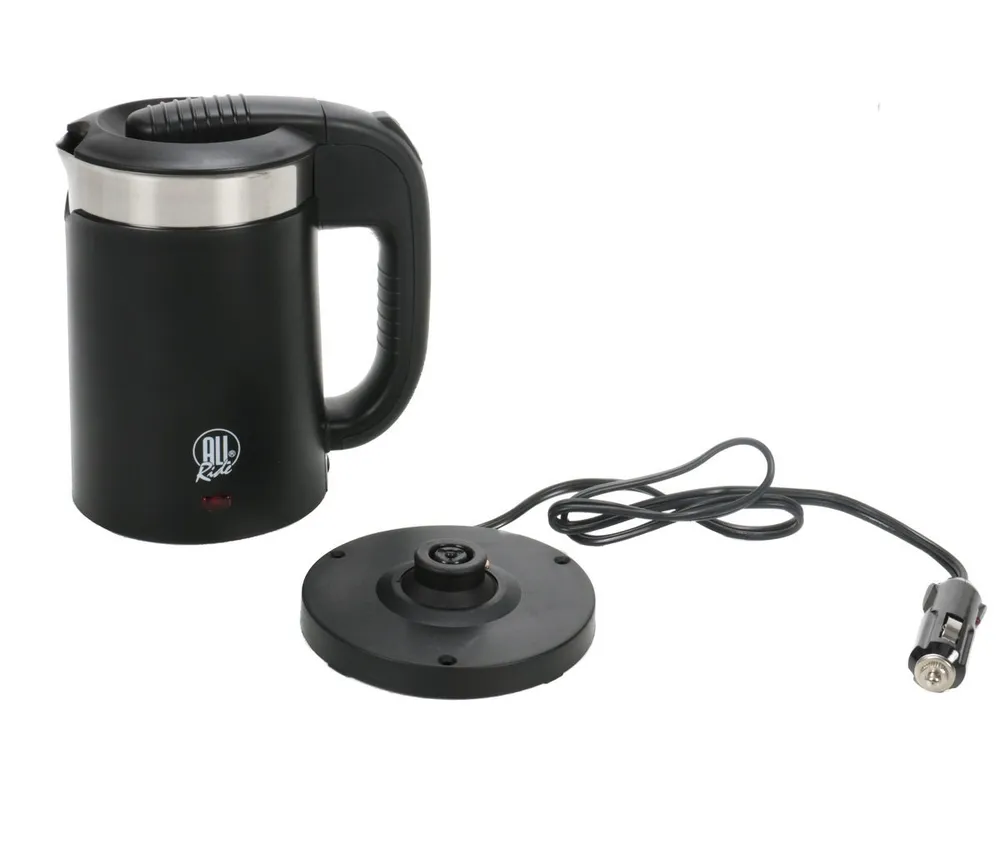 All Ride Reise-Wasserkocher LKW Wasserkocher, 0.5 l, 300 W, 24 Volt Wasserkocher mit Abschaltautomatik
