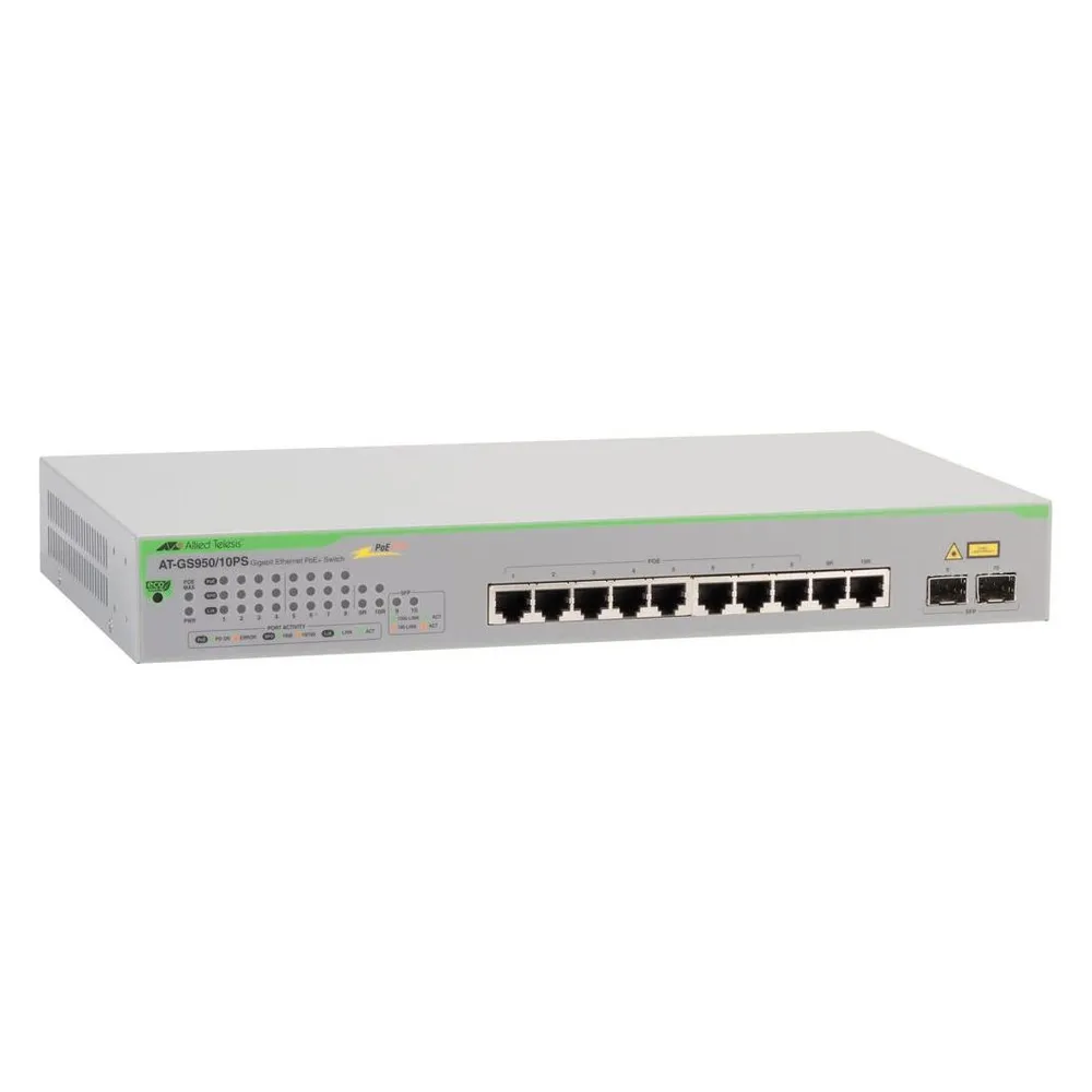 Allied Telesis Gigabit Websmart Switch 8xtpoe+