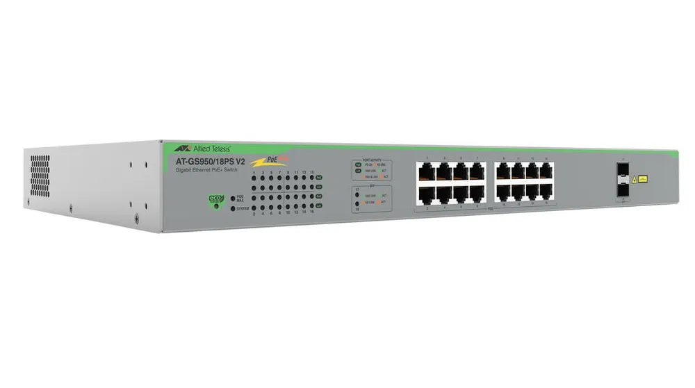 Switch Allied Telesis AT-GS950/18PS-V2-50 16 Ports Gigabit PoE