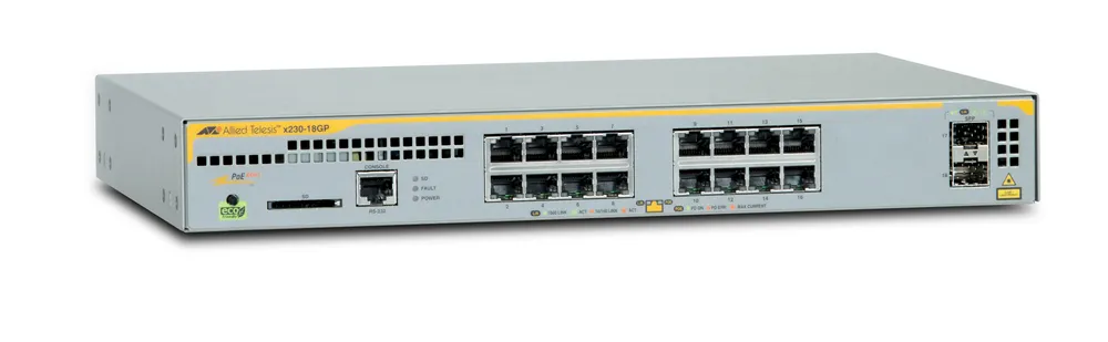 Switch Allied Telesis AT-x230-18GP-50 Verwaltet L2+ 16 Ports Gigabit PoE