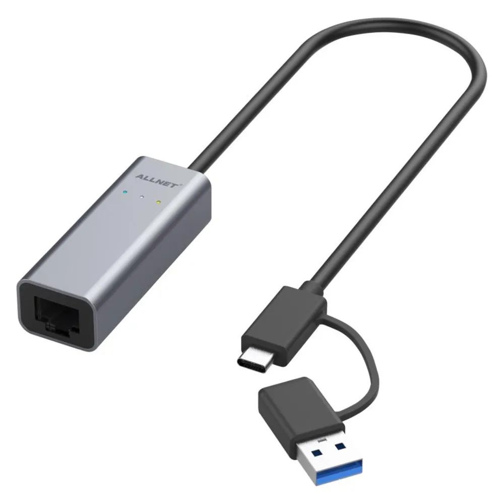 Allnet USB 3.0 Typ-C&A Ethernet Adapter (USB 2.0
