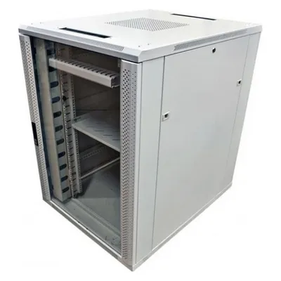 Allnet 19 Schrank 32HE B800 / T1000mm *lichtgrau* SNB-Serie Glastür