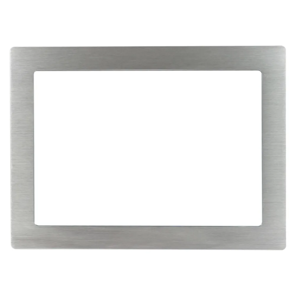 Allnet touch display tablet 10 zoll zbh blende für einbaurahmen silber schmal