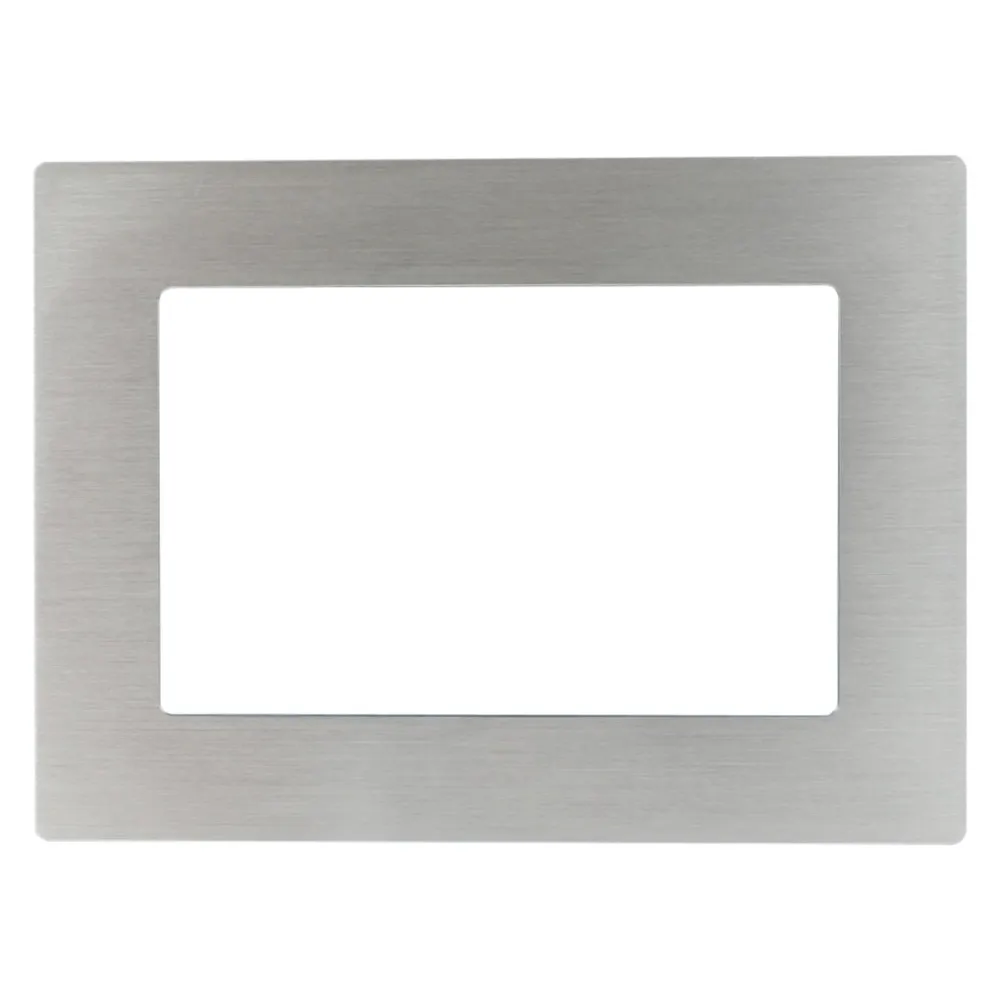 Allnet touch display tablet 12 zoll zbh blende für einbaurahmen silber breit