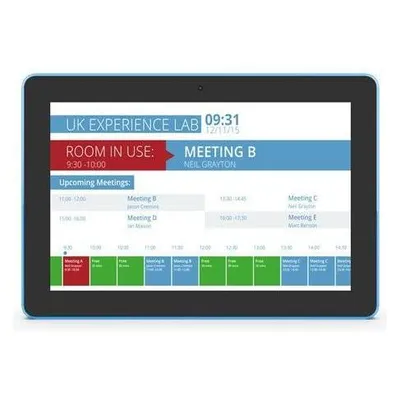 Allnet Meetingraum RGB LED Tablet 10 Zoll RK3288 Android 8.1/10 und NFC/RFID, Farbe weiss