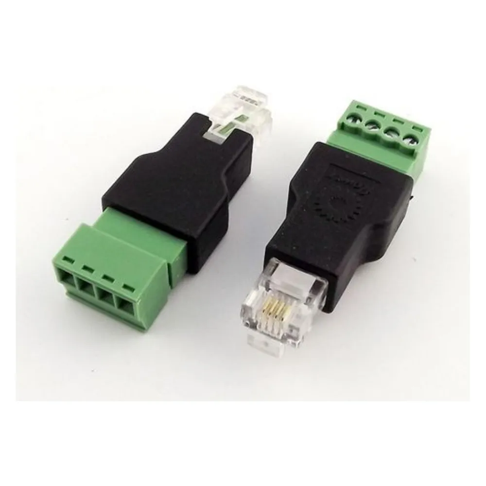 Allnet Kabel TK RJ11-Stecker 6P4C-Terminalblock/Schraubkontakt