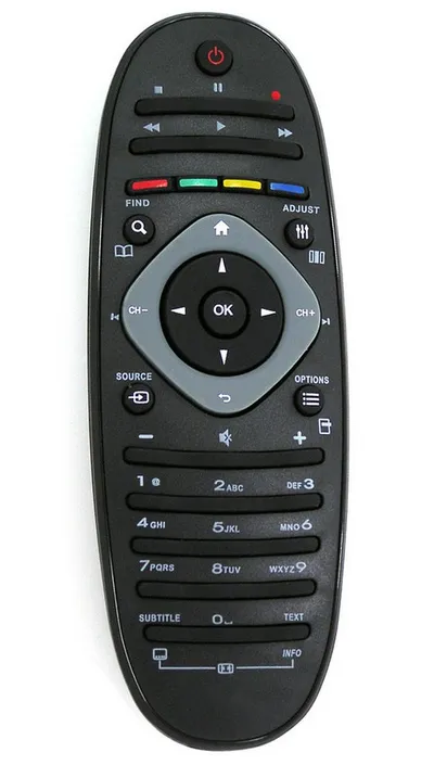Alltro Ersatz Fernbedienung für alle Philips LED LCD TV Fernseher Fernbedienung