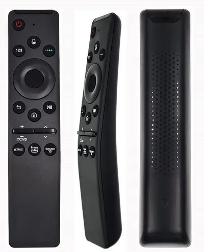 Alltro Ersatz Fernbedienung für Alle Samsung Smart LED QLED LCD TV Fernbedienung (mit Sprachfunktion / NetFlix Prime Video Rakuten TV)