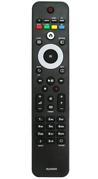 Alltro Ersatz Fernbedienung für Philips 242254902314 TV Fernseher Fernbedienung (2422 549 02314 RC4707)