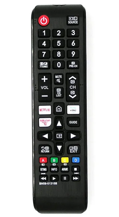 Alltro Ersatz Fernbedienung für Samsung BN59-01329B BN59-01330B BN59-01385B Fernbedienung (Netflix Prime Video Raukten)