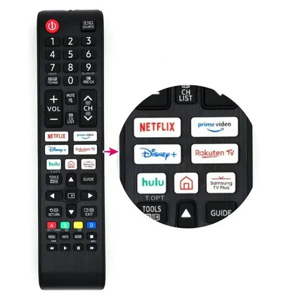 Alltro Universal TV Fernbedienung für alle Samsung TV Fernsehers Fernbedienung (Smart LCD LED QLED UHD 4K 8K 3D TV)