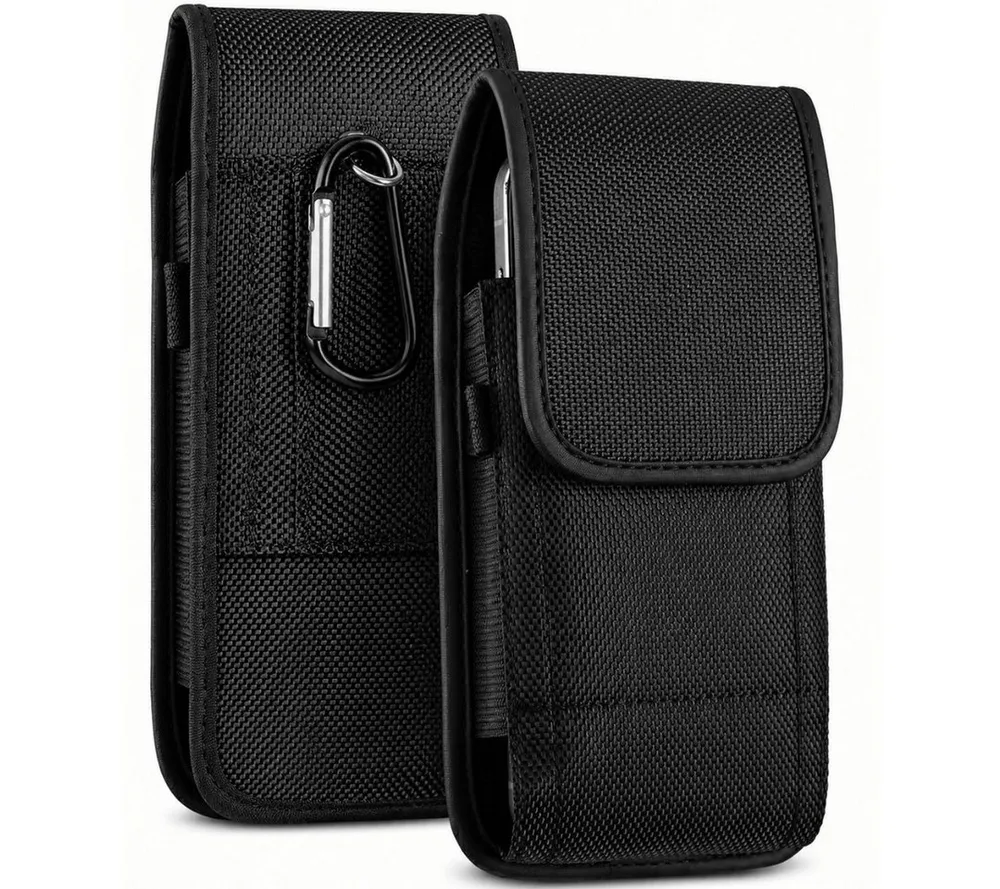 Almuro Smartphone-Hülle für Xiaomi Poco M8 Pro Schutzhülle Handytasche Gürteltasche Case 6,83 Zoll, integrierter Karabiner Haken, Rundumschutz