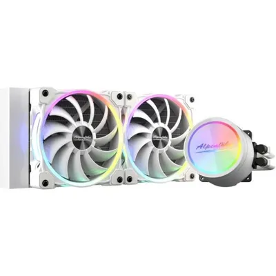 Wasserkühlung Alpenföhn Agua Glaciar 240 White RGB 240mm 2 Lüfter ARGB