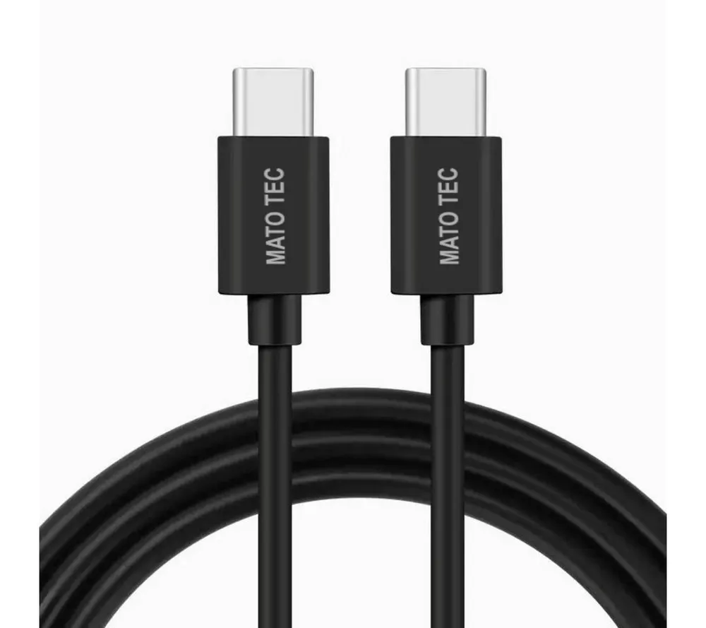Alpha Electronics Schnellladekabel passt für Samsung Galaxy S23 S22 S21 S20 S10 Smartphone-Kabel, USB-C, USB-C (100 cm), Schnellladekabel 60W