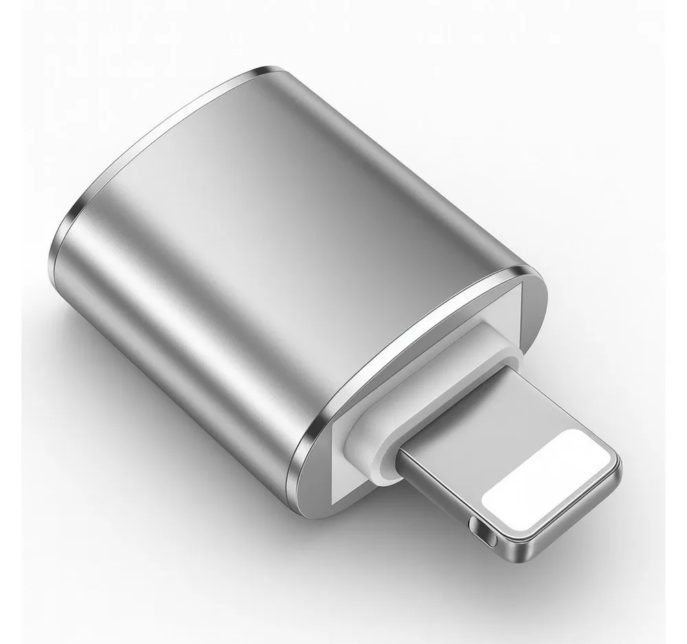 Alpha Electronics USB A 3.0 auf Iphone Adapter Smartphone-Adapter Lightning zu Standard-USB, Iphone, Datensynchro,Plug and Play, Iphone Adapter, iPhone iPad USB-Stick