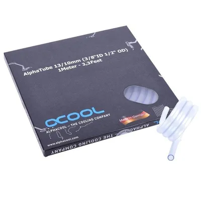 Wasserkühlung Alphacool AlphaTube HF 13/10 Transparent 1m