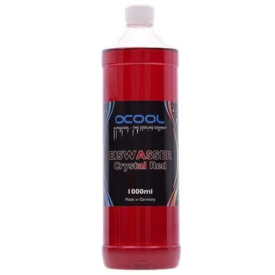 Flüssigkeitskühlung Alphacool Crystal Red 1L Kompatibel Kunststoff Metall