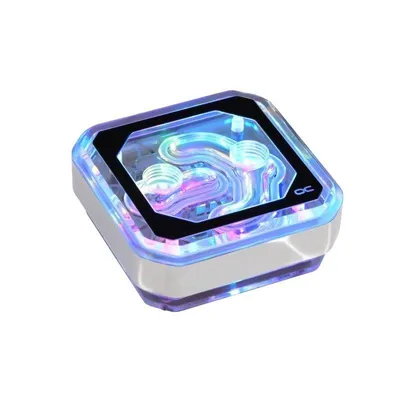 Wasserkühlung Alphacool Eisblock XPX Aurora Plexi RGB 75,8 mm