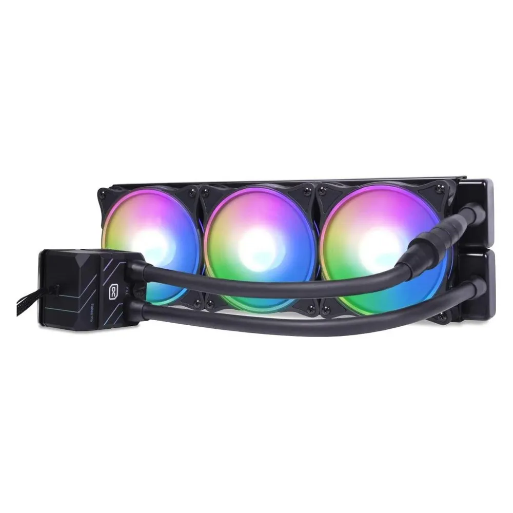 Flüssigkeitskühlung Alphacool 13074 360mm 3 Lüfter RGB Mehrfarbig