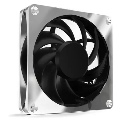 Alphacool Apex Stealth Metal Power 120mm Lüfter 3000rpm (silber/schwarz)