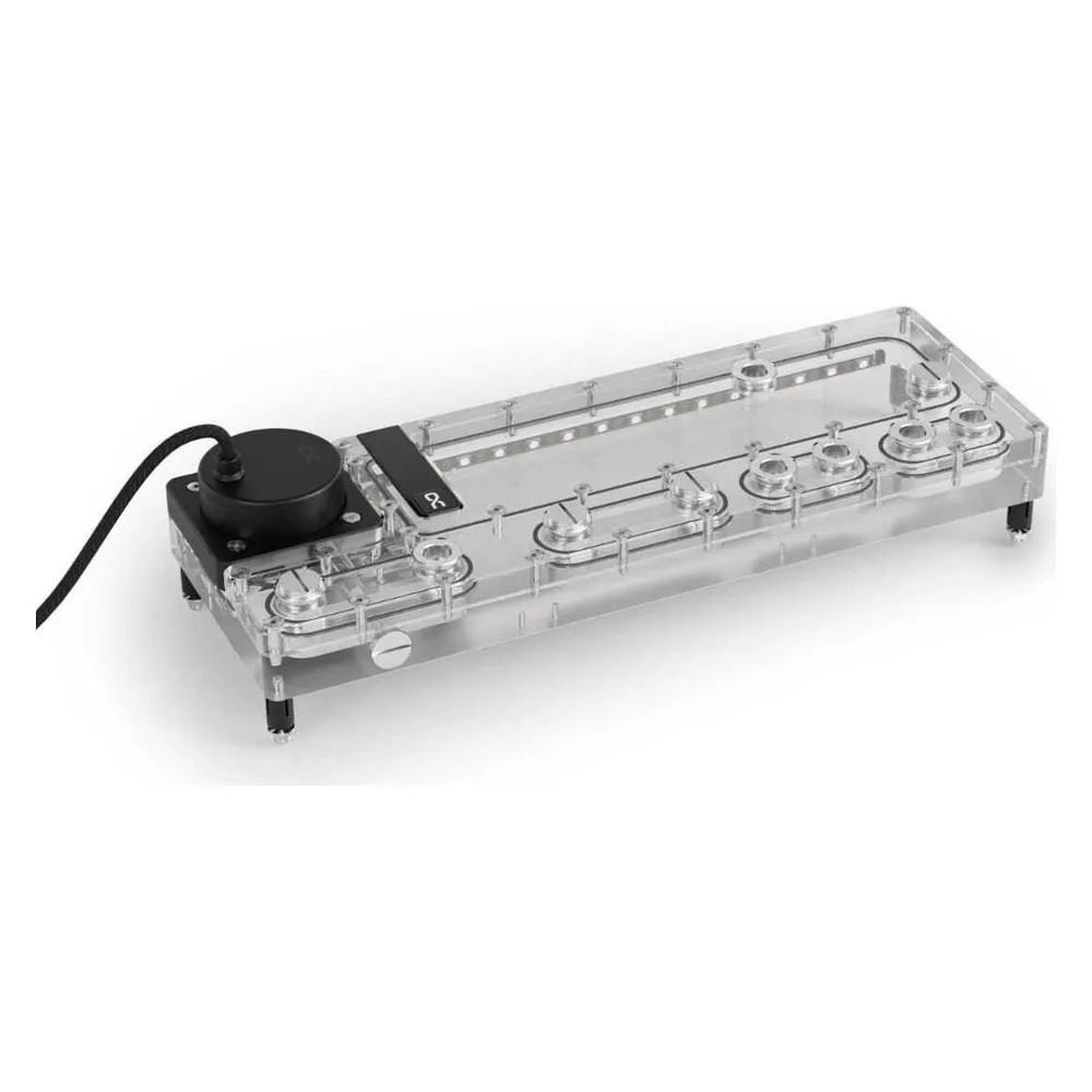 Wasserkühlung Alphacool Core Distro Plate 360mm D5 Apex Pumpe aRGB Transparent
