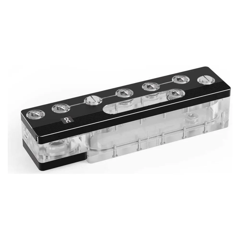 Refrigeración Líquida Alphacool Apex Distro Plate North XL D5/DDC Schwarz ARGB
