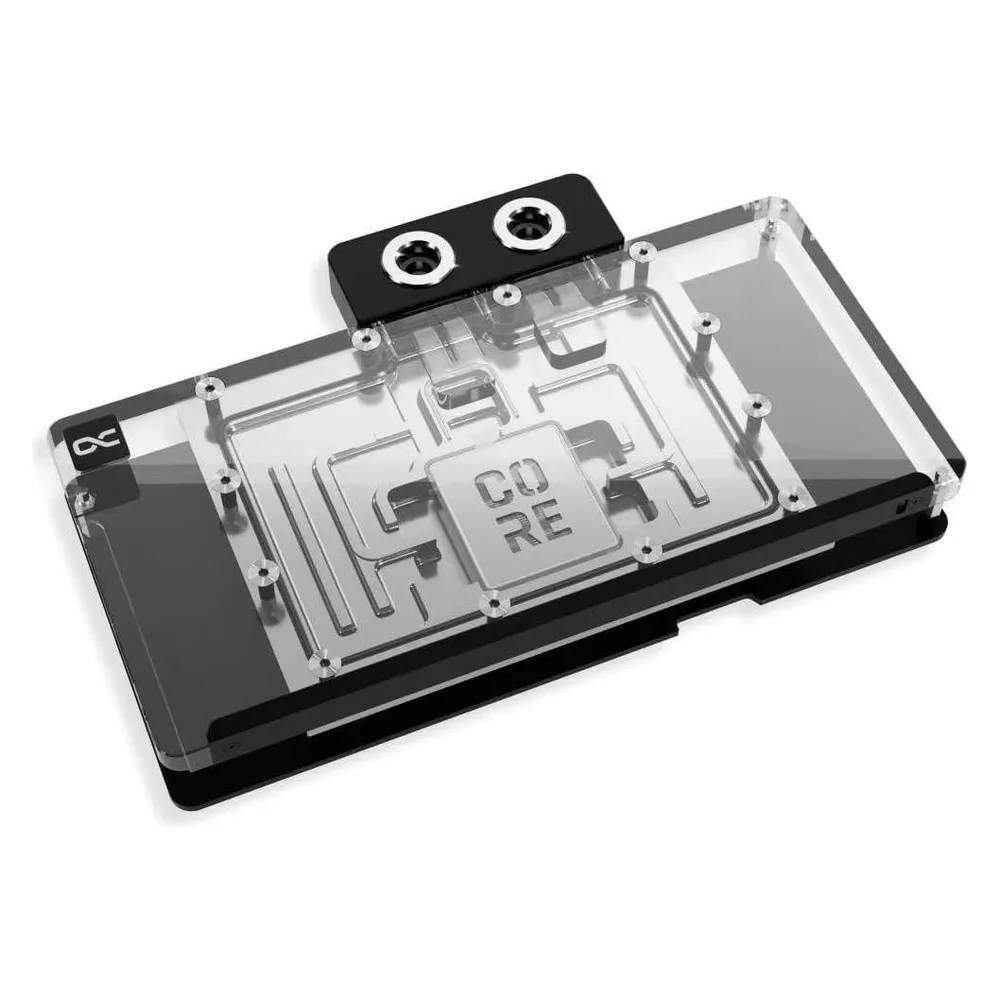 Flüssigkeitskühlung Alphacool WAK Core RX 9070 XT Nitro+ Acryl 4x G1/4 ARGB