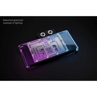 Flüssigkeitskühlung Alphacool WAK Core RX 9070 XT Nitro+ Acryl 4x G1/4 ARGB