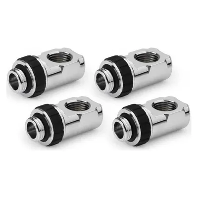 Wasserkühlung Alphacool Apex Grip Fitting 90° Chrom 360° Drehbar