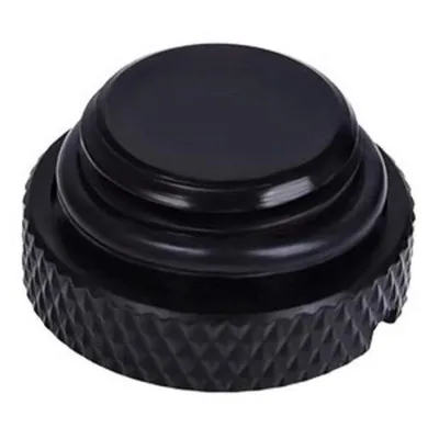 Flüssigkeitskühlung Alphacool Verschlusskappe G1/4 Schwarz Nickel