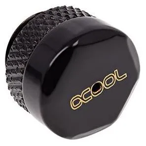 Flüssigkeitskühlung Alphacool Racor Messing schwarz 1/4" 17 mm