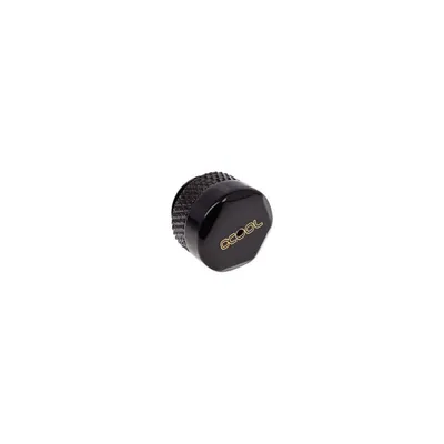 Flüssigkeitskühlung Alphacool Racor Messing schwarz 1/4" 17 mm