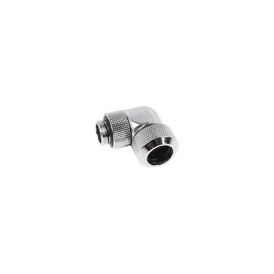 Flüssigkeitskühlung Alphacool 17392 Messing Anschluss Chrom 90° 1/4"