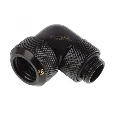 Alphacool Eiszapfen 90° drehbarer Anschluss schwarz 3mm G1/4 kompatibel 13mm